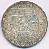 Csehszlovákia 1937. 20K Ag "Masaryk köztársasági elnök halála" T:2
Czechoslovakia 1937. 2...