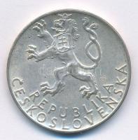 Csehszlovákia 1947. 50K Ag "Szlovák felkelés" T:1- patina
Czechoslovakia 1947. 50 Korun A...