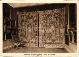 Esztergom, Keresztény Múzeum a Hercegprímási palotában, Velencei csipkefüggöny a XVI. századból