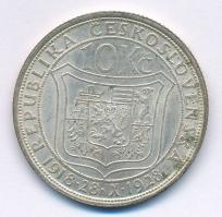 Csehszlovákia 1928. 10K Ag "Masaryk" T:1-,2 patina
Czechoslovakia 1928. 10 Korun Ag "...