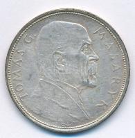 Csehszlovákia 1928. 10K Ag Masaryk T:2 Czechoslovakia 1928. 10 Korun Ag Masaryk C:XF Krause KM#12