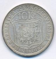Csehszlovákia 1928. 10K Ag "Masaryk" T:2
Czechoslovakia 1928. 10 Korun Ag "Masaryk&q...