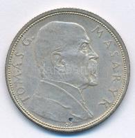 Csehszlovákia 1928. 10K Ag Masaryk T:1-,2 Czechoslovakia 1928. 10 Korun Ag Masaryk C:AU,XF Krause KM#12