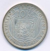 Csehszlovákia 1928. 10K Ag "Masaryk" T:1-,2
Czechoslovakia 1928. 10 Korun Ag "Masary...