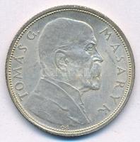 Csehszlovákia 1928. 10K Ag Masaryk T:1- Czechoslovakia 1928. 10 Korun Ag Masaryk C:AU Krause KM#12