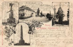 Arbesau with restaurant and monuments (EB)