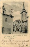 1900 Fiume, Rijeka; Piazza e Chiesa del Duomo / square, church. Edgar Schmidt 3212b (EK)