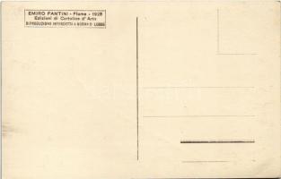 1925 Abbazia, Opatija; Bagno Italia / bathers, beach, seashore. Emiro Fantini photo (EK)