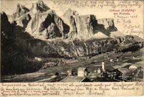 1905 Colfosco, Kolfuschg (Südtirol); mit Pisciadu / general view with mountain. Fotogr. Aufn. u. Verlag v. J. Gugler No. 1432. (EB)
