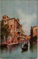 Venezia, Venice; Canale S. Maria Mater Domini / canal, boat. A. Scrocchi 2699-7. (EK)