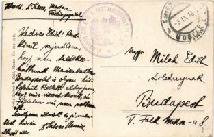 1916 Mostar, Ausblick von der Mazoljice / general view. Pacher & Kisic No. 917. + "Kommando...