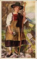 Virgental. Tiroler Trachten / Austrian folklore from Tyrol. Joh. F. Amonn s: Tiefenthaler