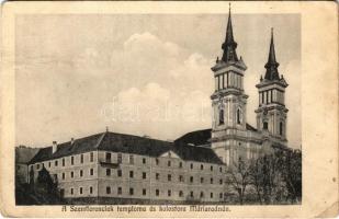 1912 Máriaradna, Radna (Lippa, Lipova); Szentferenciek temploma és kolostora / church and cloister (Rb)