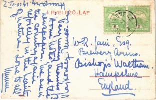 1910 Versec, Werschetz, Vrsac; Városkert, "A padok állóhelyükből való elmozdítása büntetés terh...