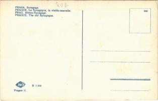 Praha, Prag; Synagoga / synagogue, automobile. Judaica