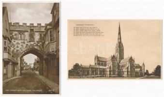 Salisbury - 5 pre-1945 unused postcards
