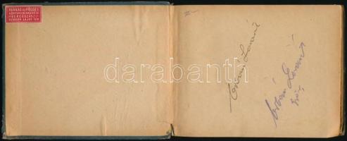 Krammer-féle "Gyors-faköböző és árszámító" könyvecske a fűrészelt faanyagok részére. Szerk...