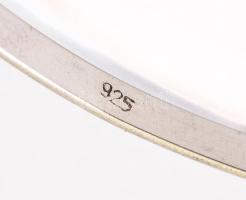 Ezüst(Ag) hármas karperec, jelzett, d: 7 cm, nettó: 17,36 g