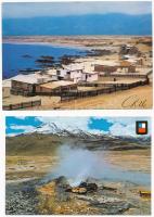 14 db MODERN külföldi képeslap: Chile / 14 modern unused Chile postcards