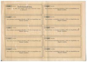 Regöly 1932. "Regölyi Keresztény Tejszállítók Szövetkezete Rendes Üzletrésze" befizetett 2...