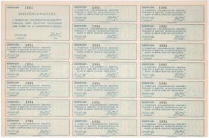 Dombóvár 1920. "Dombóvár és vidéke üzemi, termelő és értékesítő szövetkezet" üzletrésze 50...