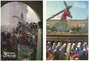 37 db MODERN külföldi képeslap: Guatemala / 37 modern unused Guatemalan postcards