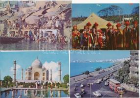 17 db MODERN külföldi képeslap: India / 17 modern unused Indian postcards