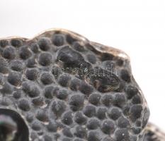 Ezüst(Ag) miniatűr figura, jelzett, m: 5 cm, nettó: 27,5 g