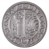 Svájc 1589. "Geneva Civitas 1589 / Post Tenebras" jelzetlen Ag utánveret Tallér tokban (24...
