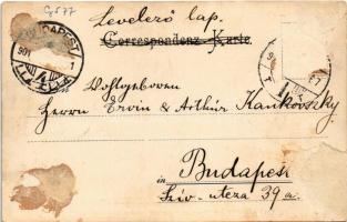 1901 SMS Radetzky az Osztrák-Magyar Haditengerészet Radetzky-osztályú csavaros fregattja / K.u.K. Kr...