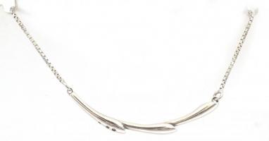 Ezüst(Ag) karkötő, Pandora jelzéssel, állítható h: 17 cm, bruttó: 5,2 g