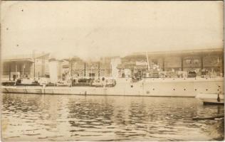 Osztrák-Magyar Haditengerészet egyik torpedóhajója / WWI Austro-Hungarian Navy, K.u.K. Kriegsmarine torpedo boat. photo (fl)