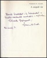 Veress D. Csaba: A szegedi vár. Bp.,1986, Zrínyi. Kiadói nylon-kötés, papír védőborítóban, a szerző ...