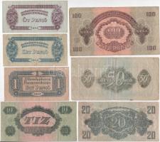 1944. 1P-100P "A Vörös Hadsereg Parancsnoksága" (7xklf) T:III