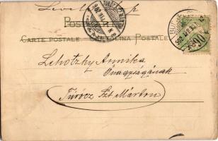 1902 Art Nouveau lady. Meissner & Buch Künstler-Postkarten Serie 1129. "Moderne Mädchen&quo...