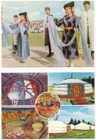 30 db MODERN külföldi képeslap: Mongólia / 30 modern unused town-view postcards: Mongolia