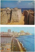 18 db MODERN külföldi képeslap: Kuba / 18 modern unused town-view postcards: Cuba