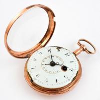 1803 Bécs, Jacob Schulz jelzett arany zsebóra. (9K) sérült zománc számlap, javításra szoruló szerkez...