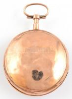 1803 Bécs, Jacob Schulz jelzett arany zsebóra. (9K) sérült zománc számlap, javításra szoruló szerkez...