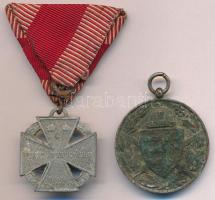 1916. "Károly - Csapatkereszt" cink kitüntetés mellszalaggal + Magyarország 1929-1945. &qu...
