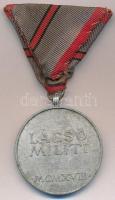1918. Sebesültek Érme Al kitüntetés mellszalagon. Szign.: R. Placht (38mm) T:2- Hungary 1918. Wound Medal - Laeso Militi Al decoration with ribbon. Sign.: R. Placht (38mm) C:VF