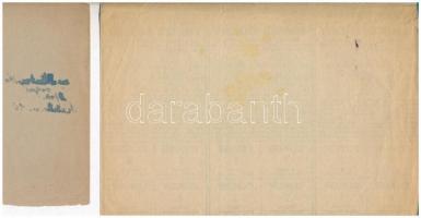 Budapest 1945. "Budapesti Cukorjegy" 3 teljes ív + "Budapesti Petróleumutalvány"...