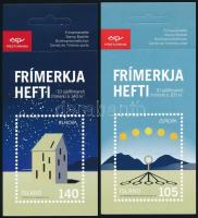 Europa CEPT csillagászat 2 klf öntapadós bélyegfüzet, Europa CEPT stamp booklets