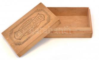 Gerbeaud-Kugler Henrik fadoboz, 5x10x16 cm