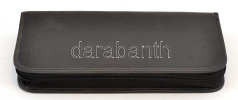 Minigolf készlet, eredeti dobozában, jó állapotban, 14x32 cm