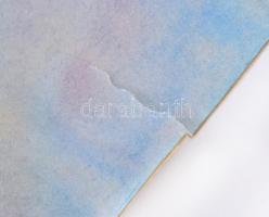 Iványi Ödön (1918-1985): Hegycsúcs. Akvarell, papír, jelzett, kis beszakadásokkal, 43x60 cm