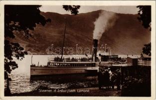 Ardlui, Prince George steamer at Loch Lomond