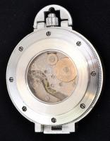 Heritage collection Olimpia mechanikus, ezüstözött gyűjtői zsebóra, eredeti dobozában, leírással, új...