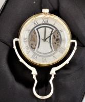 Heritage collection mechanikus, ezüstözött gyűjtői zsebóra, eredeti dobozában, óralánccal, újszerű á...