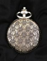 Heritage collection Quebec mechanikus, ezüstözött gyűjtői zsebóra, eredeti dobozában, újszerű állapo...